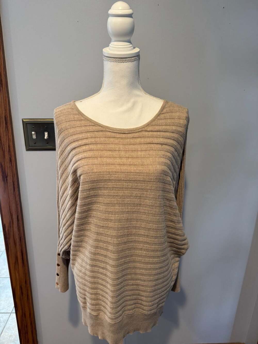 Plus Size V-Neck Sweater,